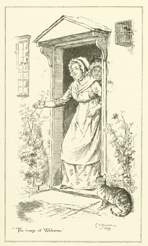 Ilustración para Los Ensayos de Elia de Charles Lamb de Charles Edmund Brock