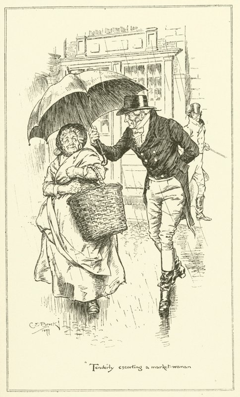 Ilustración para Los ensayos de Elia de Charles Lamb (grabado) de Charles Edmund Brock