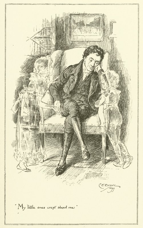 Ilustración para Los ensayos de Elia de Charles Lamb de Charles Edmund Brock