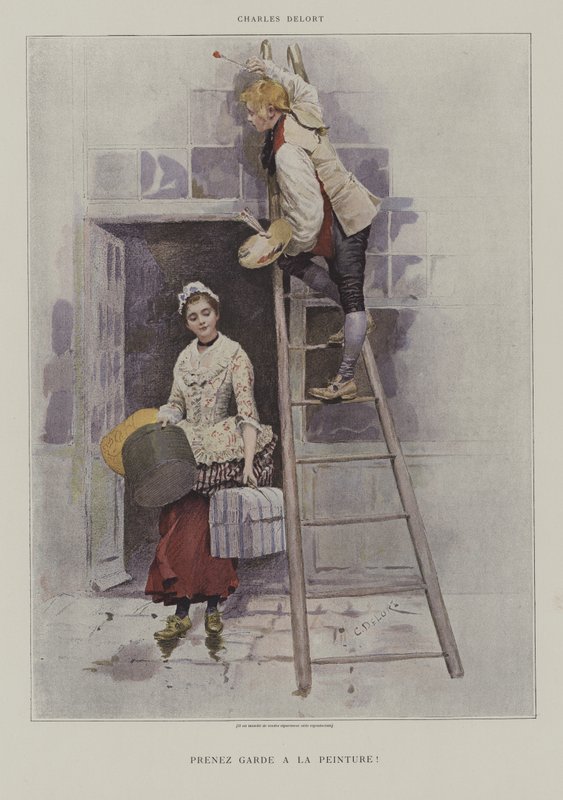 ¡Cuidado con la Pintura! de Charles Edouard Delort