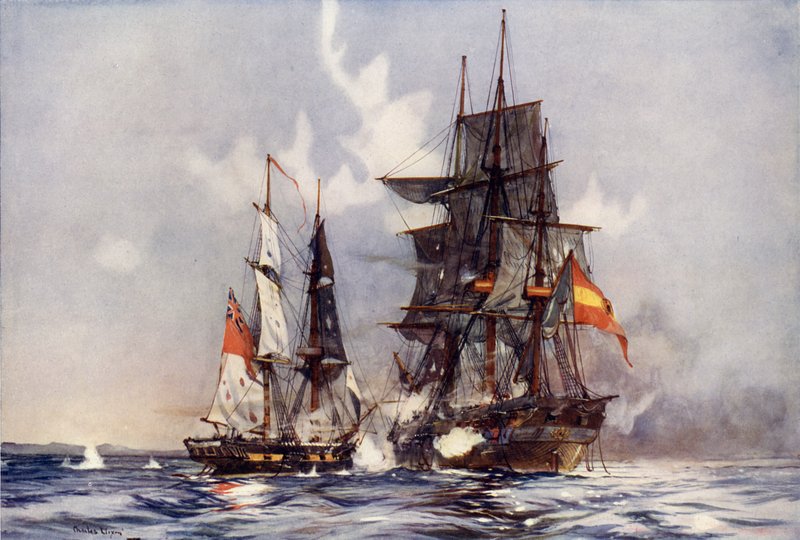 La Speedy capturando el Gamo de Charles Edward Dixon