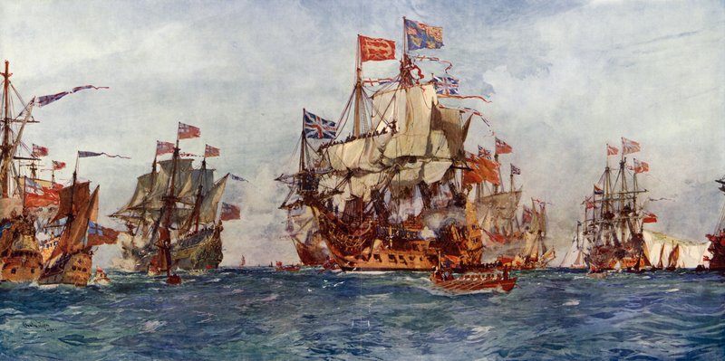 El regreso de Carlos II de Charles Edward Dixon