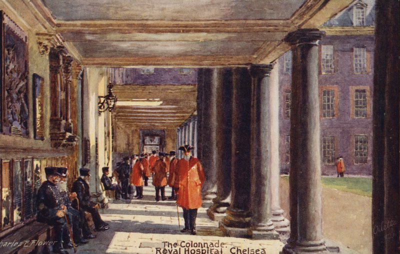 La Columnata, Hospital Real Chelsea de Charles Edwin Flower