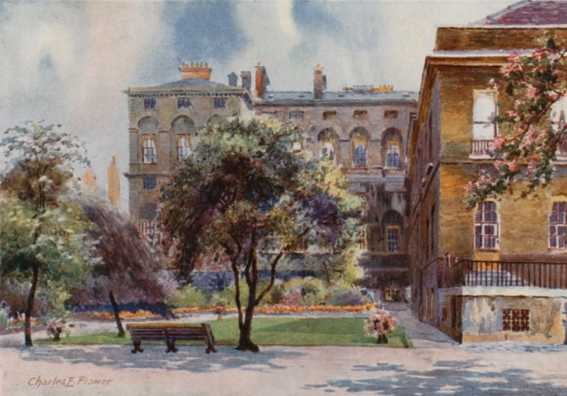 El Jardín del Número 10, Downing Street de Charles Edwin Flower