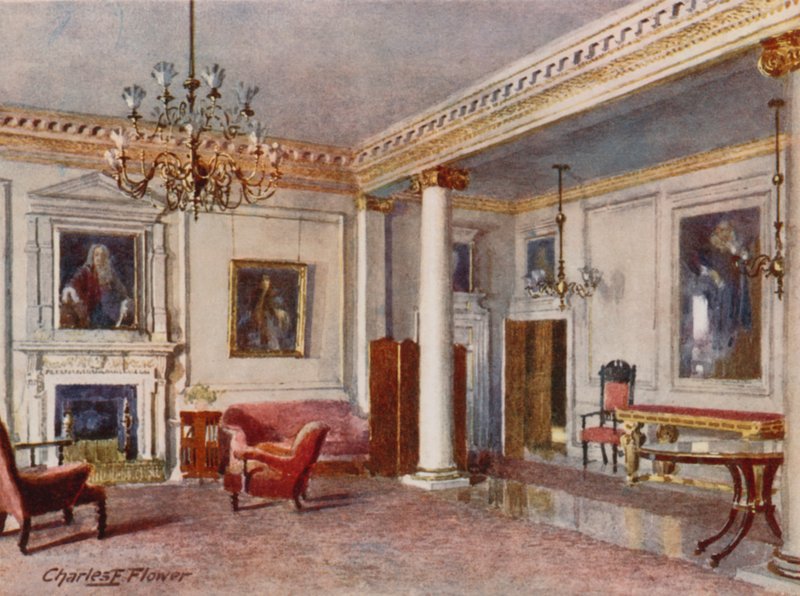 La Sala de Recepción, 10 Downing Street, 1906 de Charles Edwin Flower