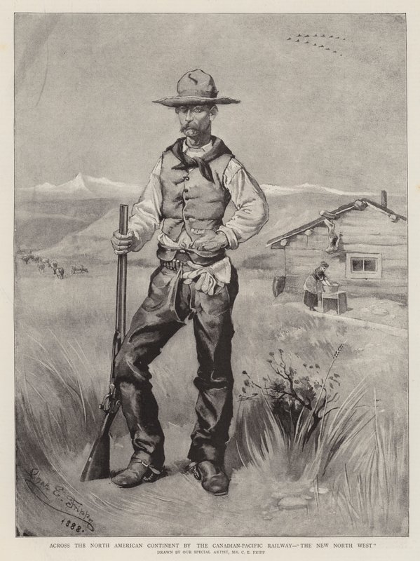 A través del continente norteamericano por el Ferrocarril Canadian-Pacific, El Nuevo Noroeste de Charles Edwin Fripp