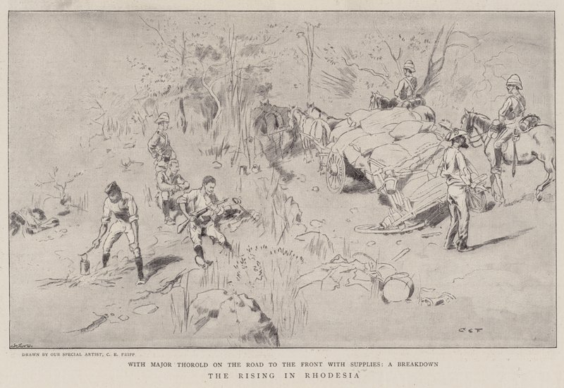 El Levantamiento en Rodesia de Charles Edwin Fripp