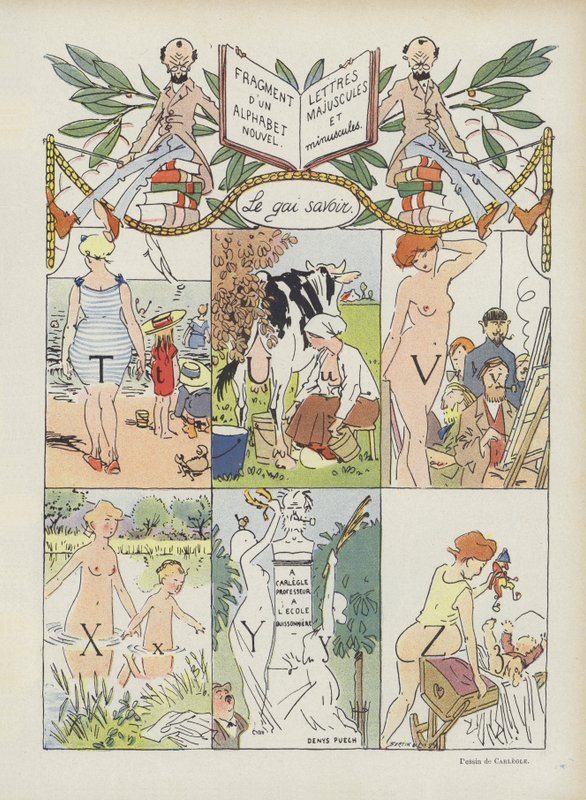 Ilustración para Le Rire de Charles Emile Egli