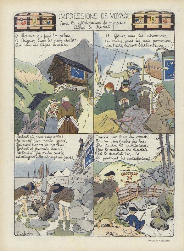 Ilustración para Le Rire de Charles Emile Egli