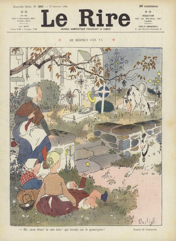 Ilustración para Le Rire de Charles Emile Egli