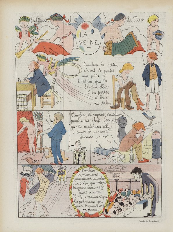 Ilustración para Le Rire de Charles Emile Egli