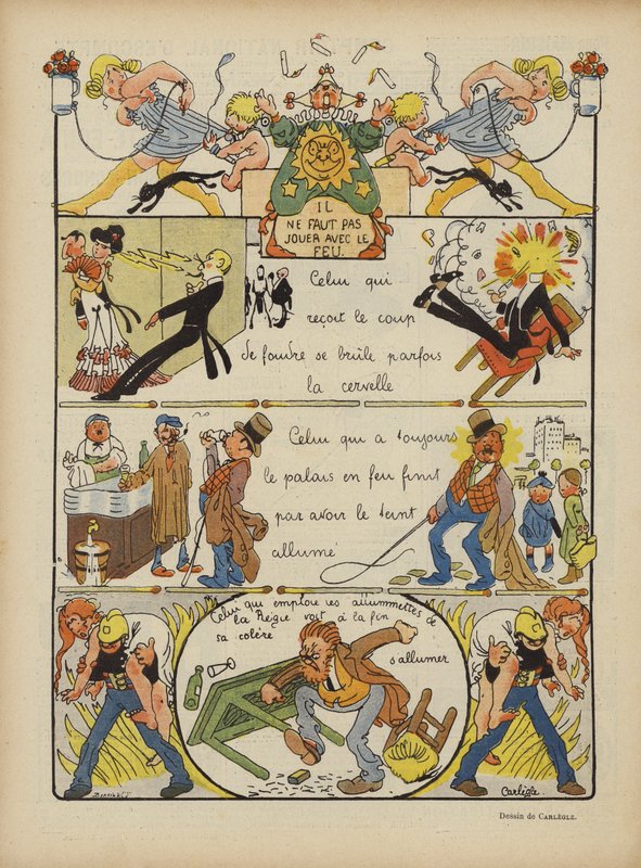 Ilustración para Le Rire de Charles Emile Egli