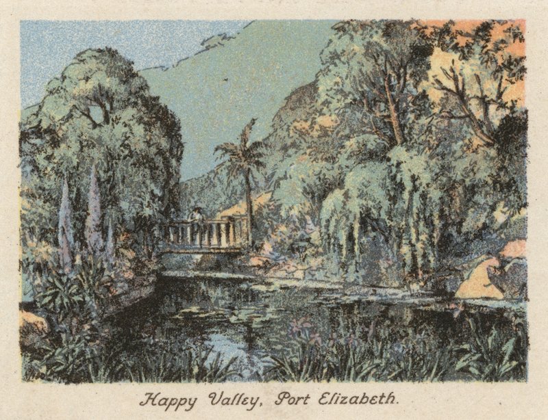 Sudáfrica: Happy Valley, Port Elizabeth (litografía en color) de Charles Ernest Peers