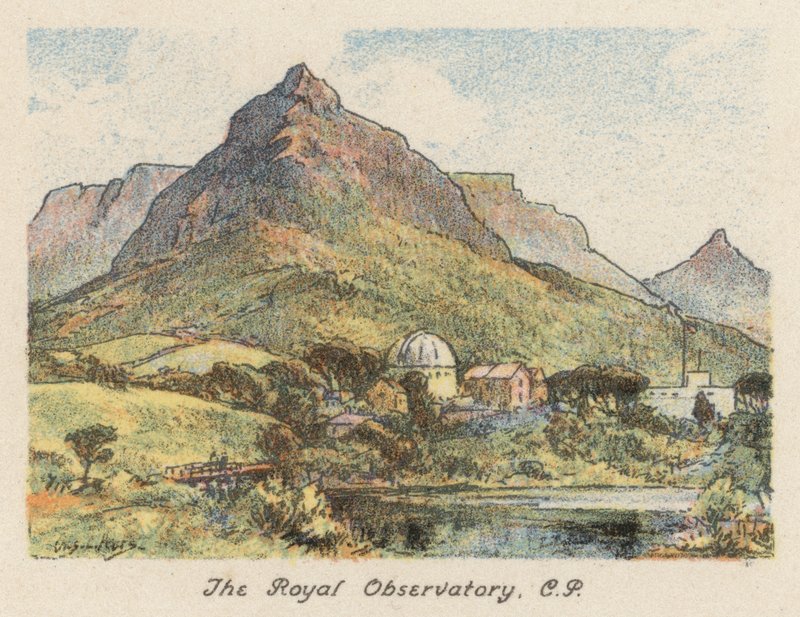 Sudáfrica: The Royal Observatory, CP (litografía en color) de Charles Ernest Peers