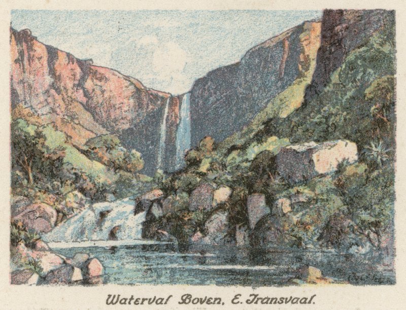 Sudáfrica: Waterval Boven, E Transvaal (litografía en color) de Charles Ernest Peers
