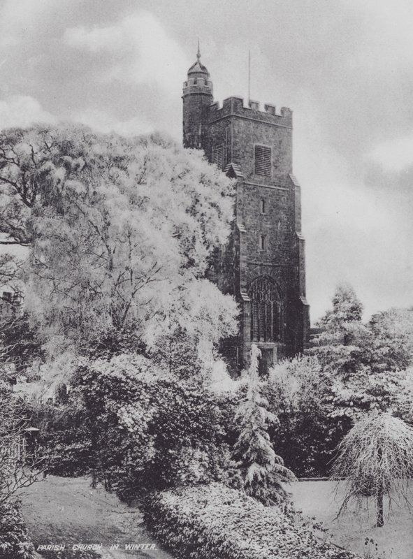 Sevenoaks: Iglesia Parroquial en invierno de Charles Essenhigh Corke