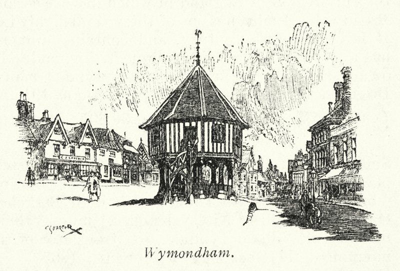 Wymondham (litografía) de Charles George Harper