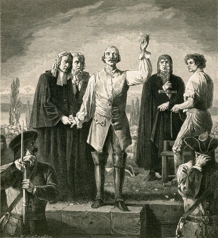 Ejecución del Mayor Davel de Charles Gleyre