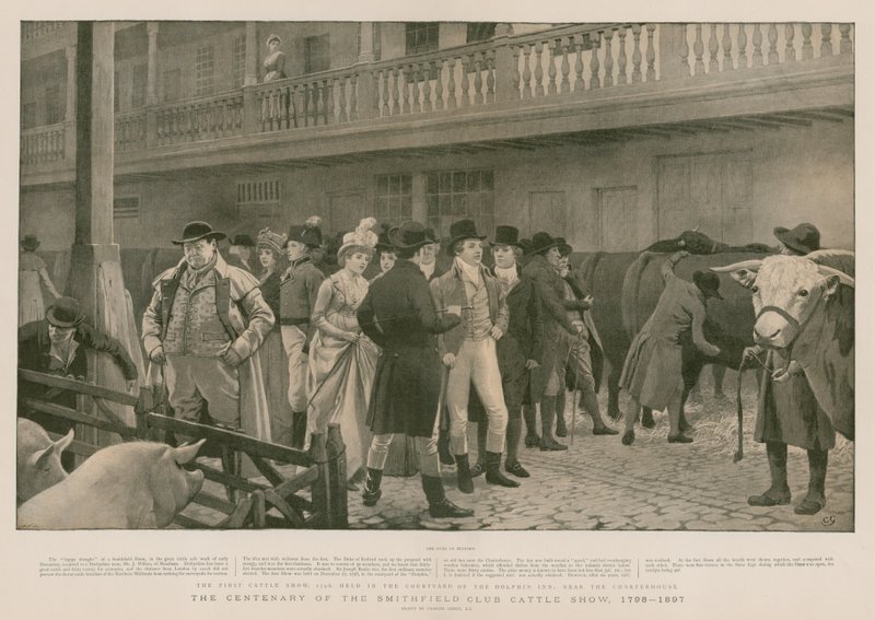 El centenario de la Exposición de Ganado del Club Smithfield de Charles Green