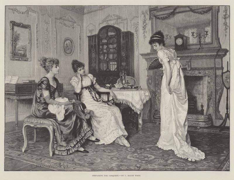 Preparándose para la Conquista de Charles Haigh Wood