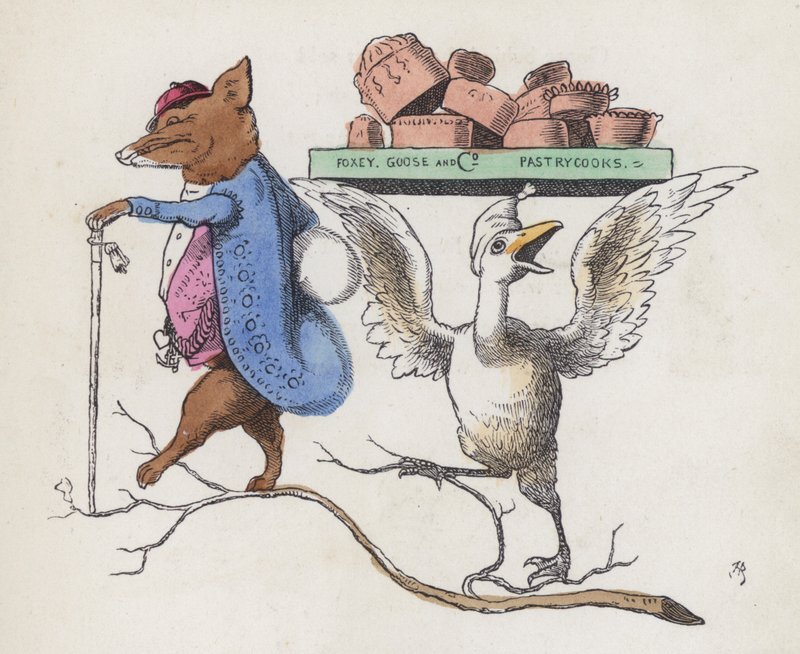 Foxey, Goose & Co, pasteleros de Charles Henry (after) Bennett