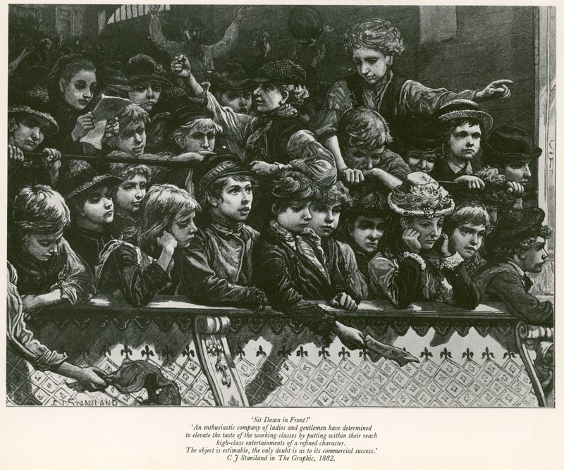 ¡Siéntate al frente! Los niños de clase trabajadora son introducidos al teatro de Charles J. Staniland