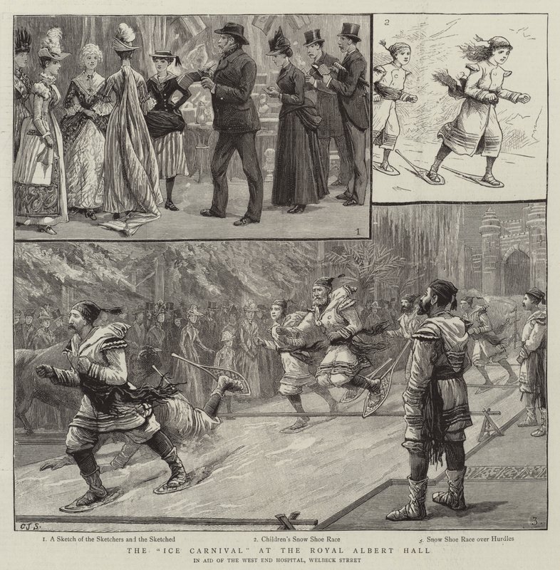 El Carnaval de Hielo en el Royal Albert Hall de Charles J. Staniland
