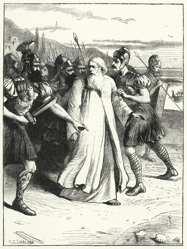 Juan de Crisóstomo llevado al exilio de after Charles J. Staniland