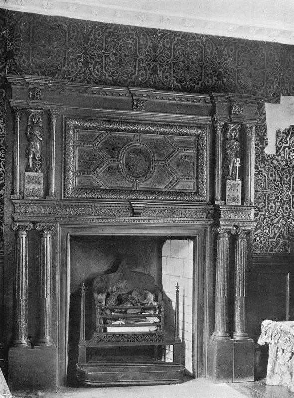 Una Chimenea de 1953: Papel Hecho a Mano Antiguo de Charles Latham