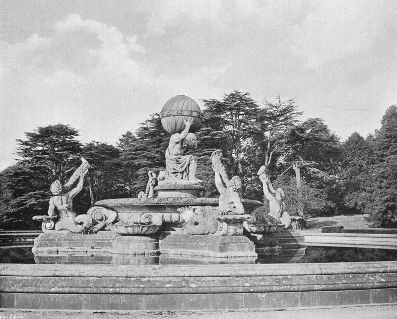 Una fuente de piedra de Charles Latham