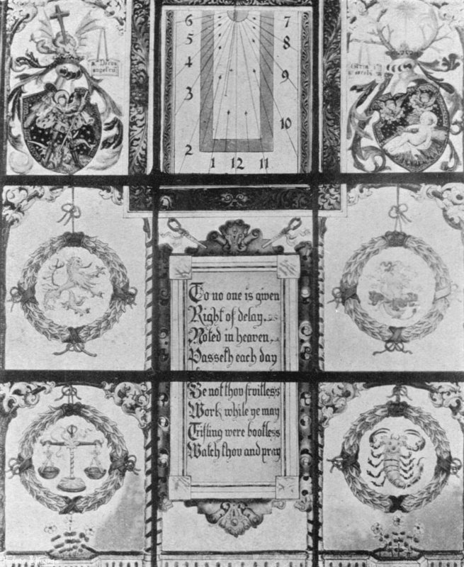 Una Ventana en la Sala del Reloj de Sol de Charles Latham
