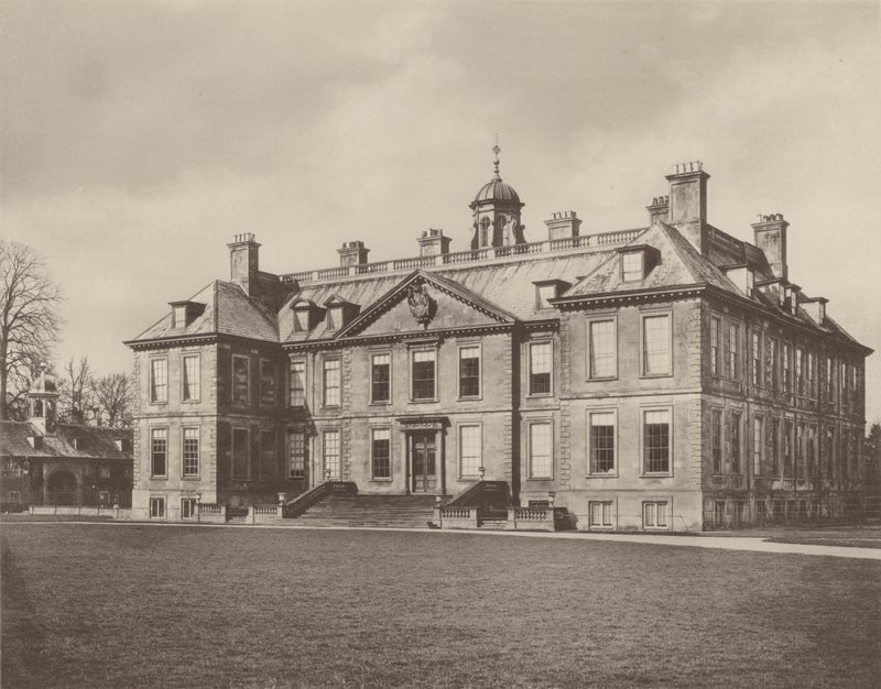 Belton House, Grantham, el Frente de la Entrada de Charles Latham