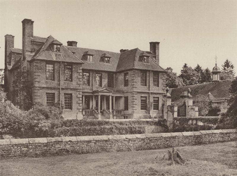 Groombridge Place, Sussex, el Frente Oeste de Charles Latham