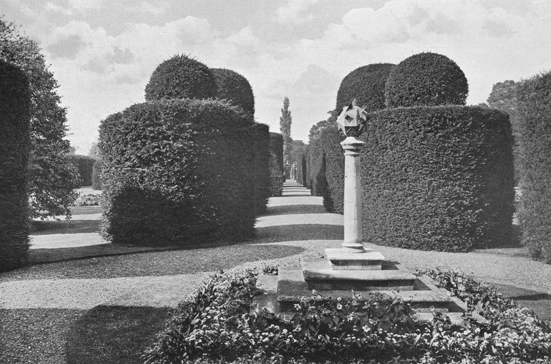 Heslington Hall: Trabajo de topiaria bien formado de Charles Latham