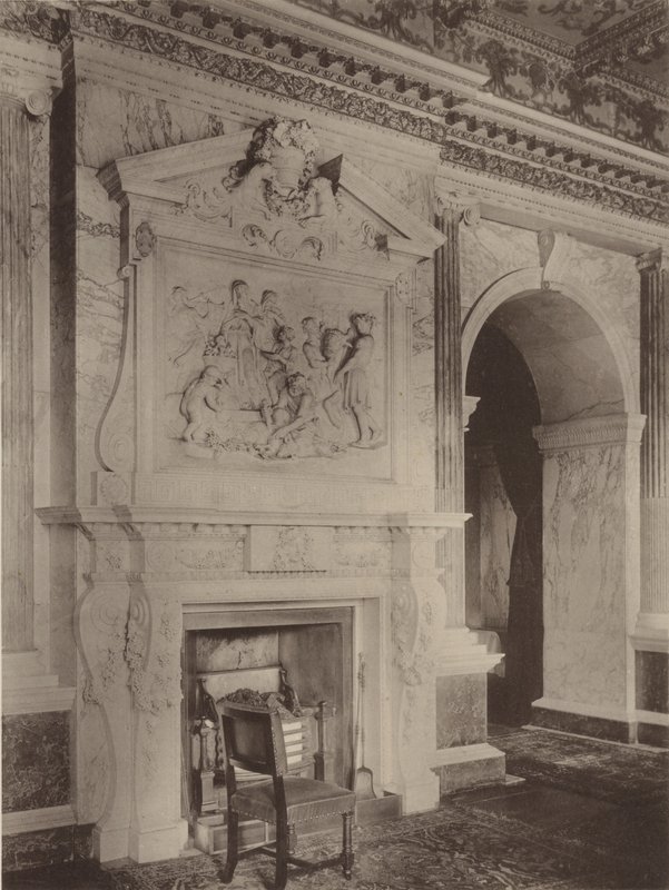 Houghton, Norfolk, Chimenea del Comedor de Charles Latham