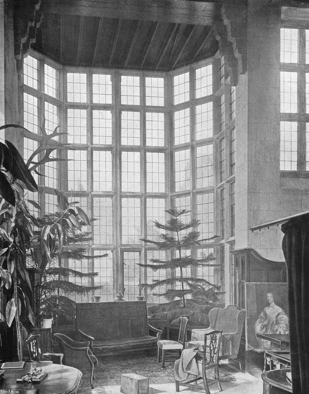 Stanway: La gran ventana del salón de Charles Latham