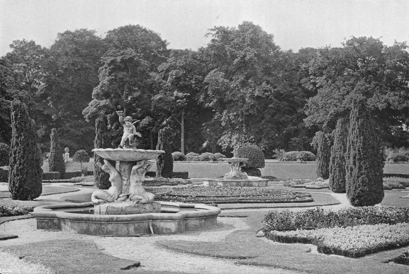 La terraza de la iglesia, jardín este de Charles Latham