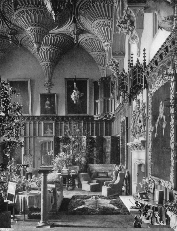 El salón gótico de Charles Latham