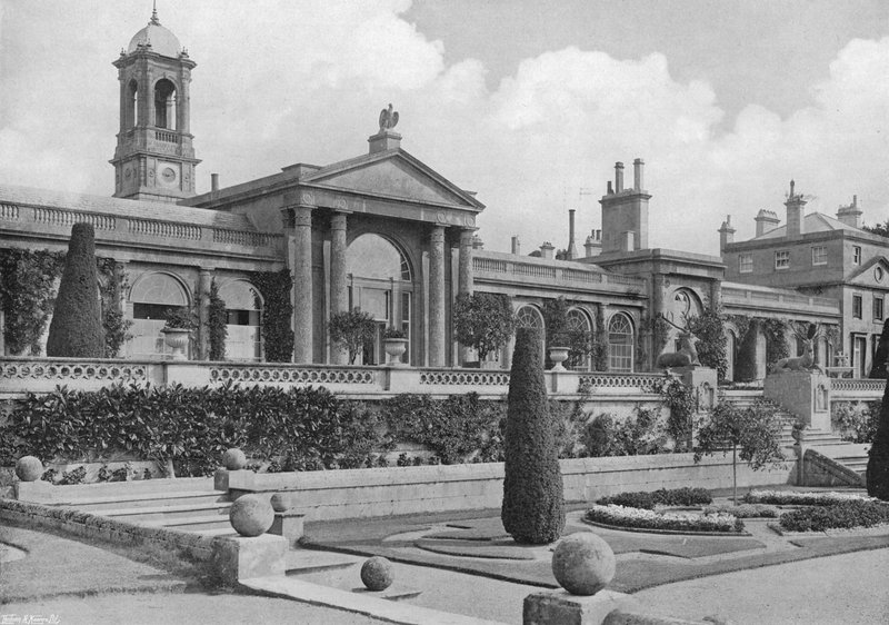 La terraza del invernadero de Charles Latham
