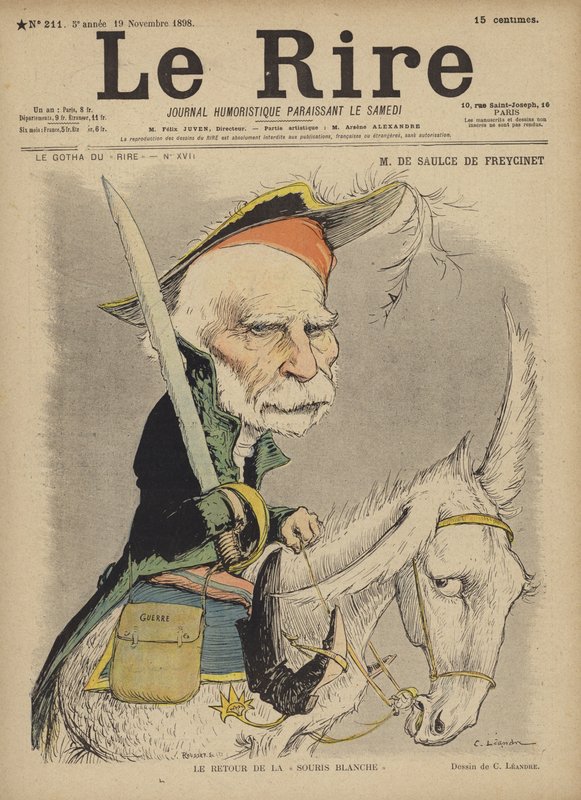 De Saulce De Freycinet, Ilustración para Le Rire de Charles Leandre