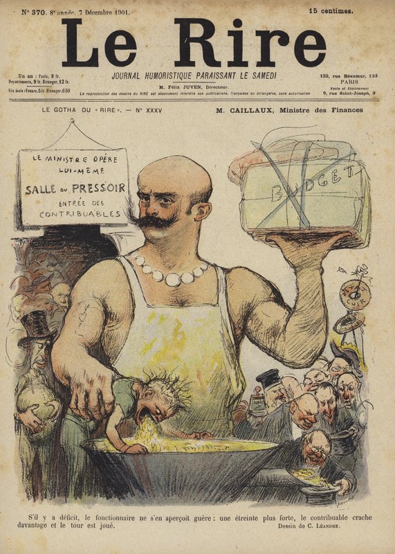 Ilustración para Le Rire de Charles Leandre