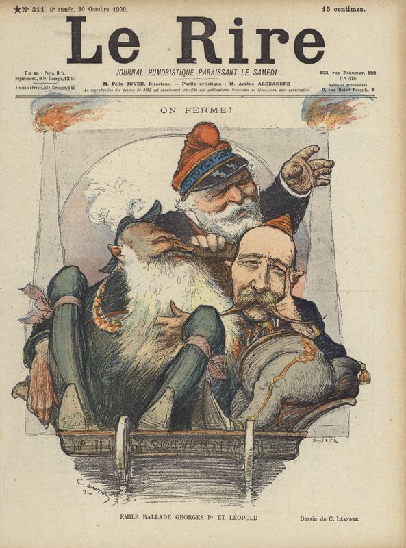 Ilustración para Le Rire de Charles Leandre
