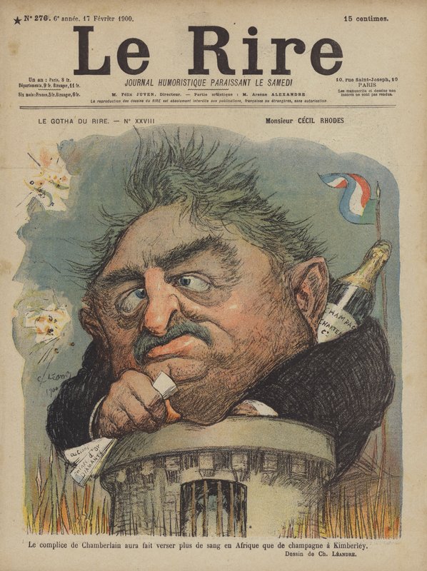 Ilustración para Le Rire de Charles Leandre