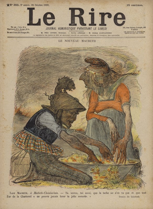 Ilustración para Le Rire de Charles Leandre