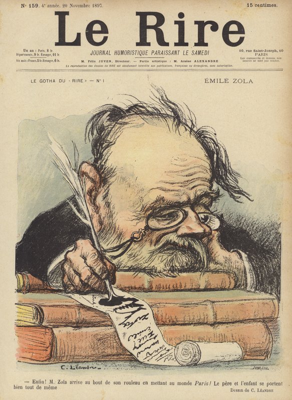 Ilustración para Le Rire de Charles Leandre