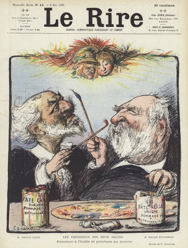 Ilustración para Le Rire de Charles Leandre