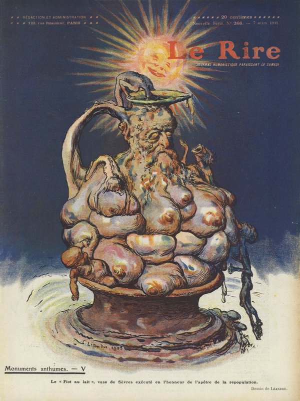 Ilustración para Le Rire de Charles Leandre