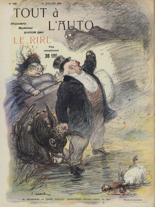 Ilustración para Le Rire de Charles Leandre