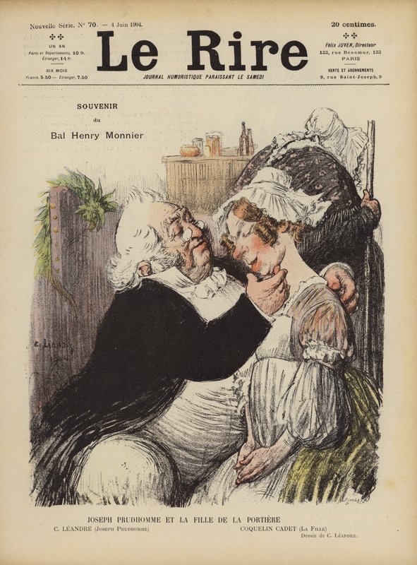 Ilustración para Le Rire de Charles Leandre