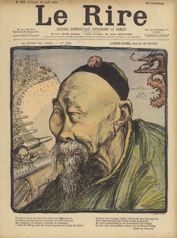 Li Hung Chang, Ilustración para Le Rire de Charles Leandre